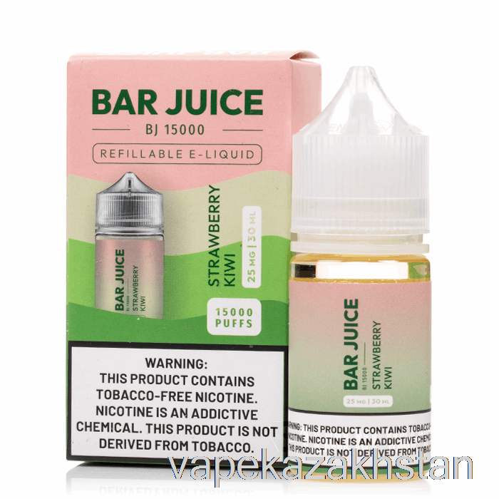 Vape Kazakhstan Strawberry Kiwi - Bar Juice - 30mL 50mg